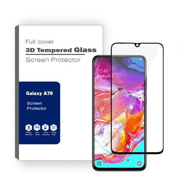 Samsung Galaxy A70 Ultra Compatible Premium 3D Full Coverage Tempered Glass Protector